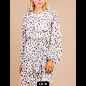 White spotted dress